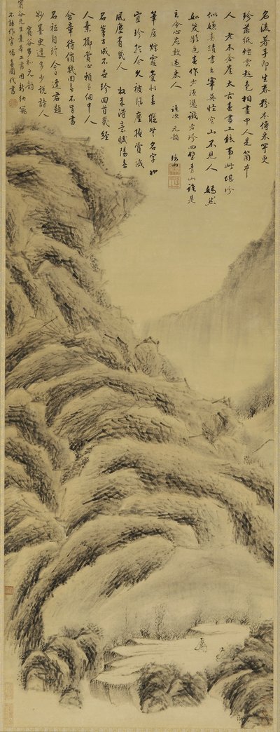 Paesaggio, dinastia Qing da Cheng Sui